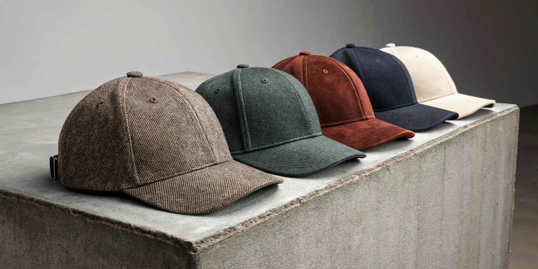 A collection of colorful Beisbol Dandy hats in various styles.
