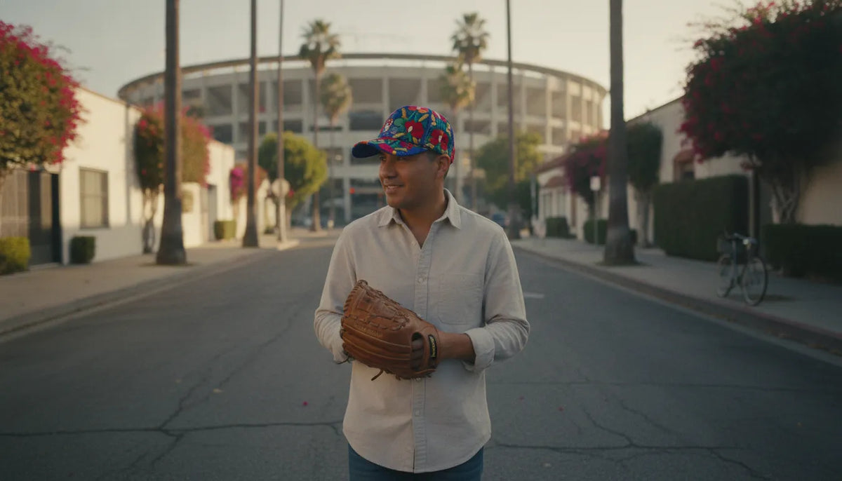 Mexican-style embroidered beisbol Los Angeles hats online for fans