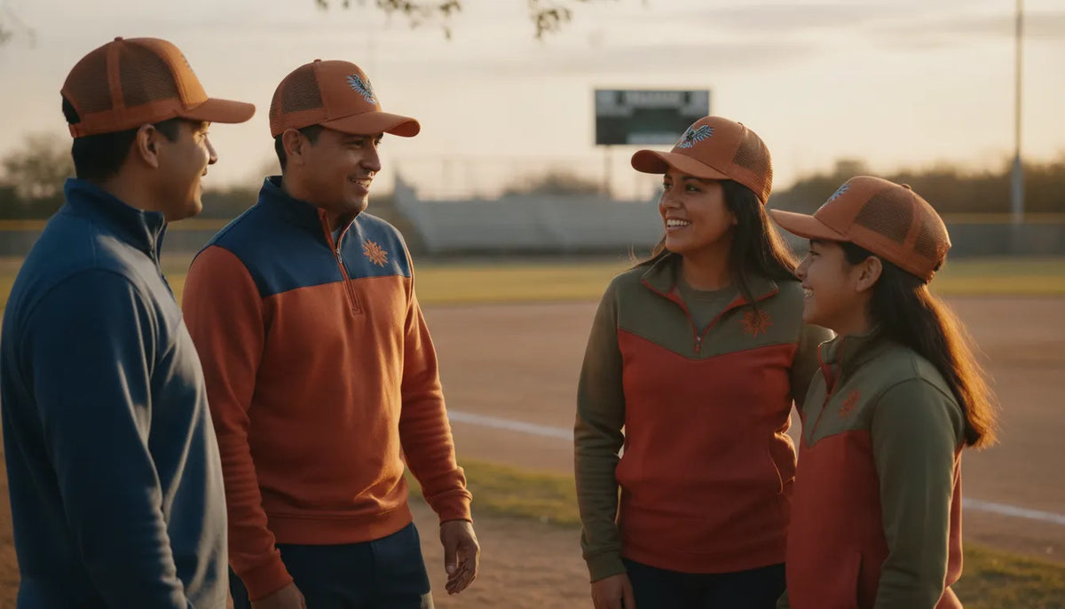 Beisbol Texas culture apparel connecting Mexican heritage, family, and community baseball