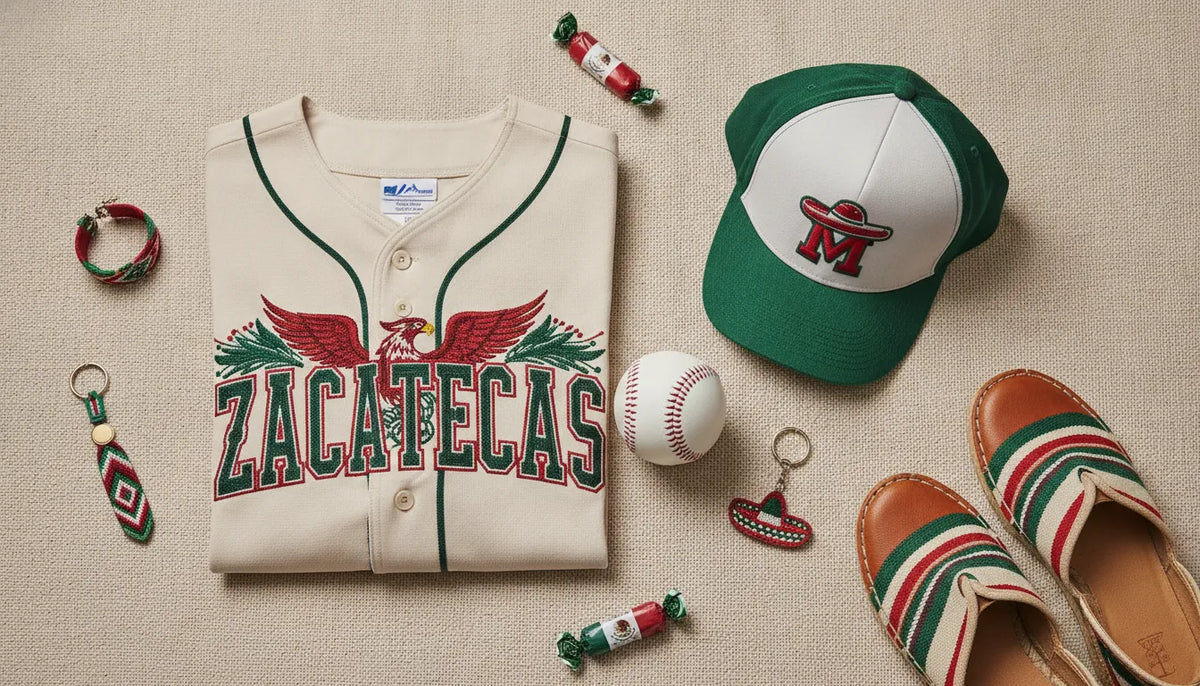 Gifts for Mexican baseball fans with jersey and cap