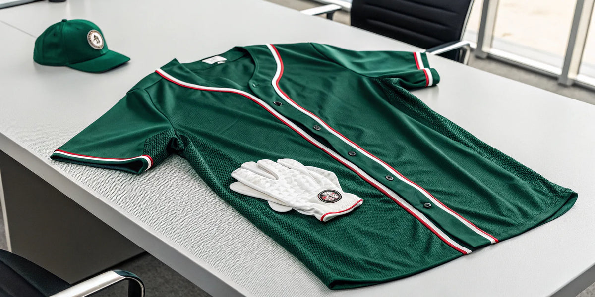 An authentic Mexican baseball jersey showing the quality details to look for before you buy.