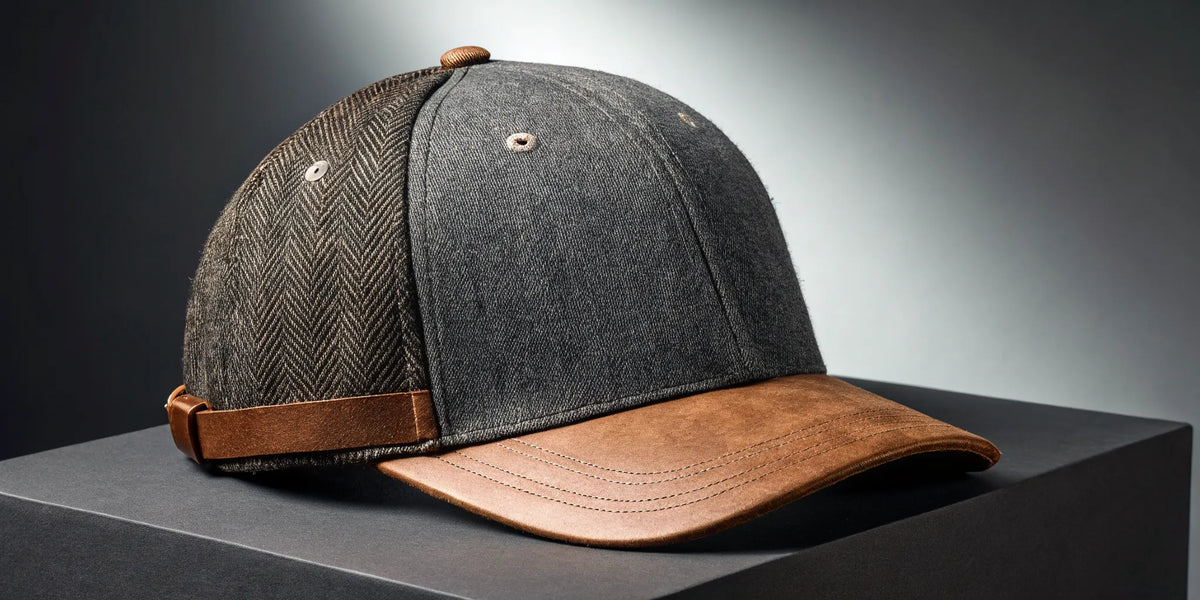 A black Beisbol Barbas premium hat with a suede brim and signature 3D thorn logo.