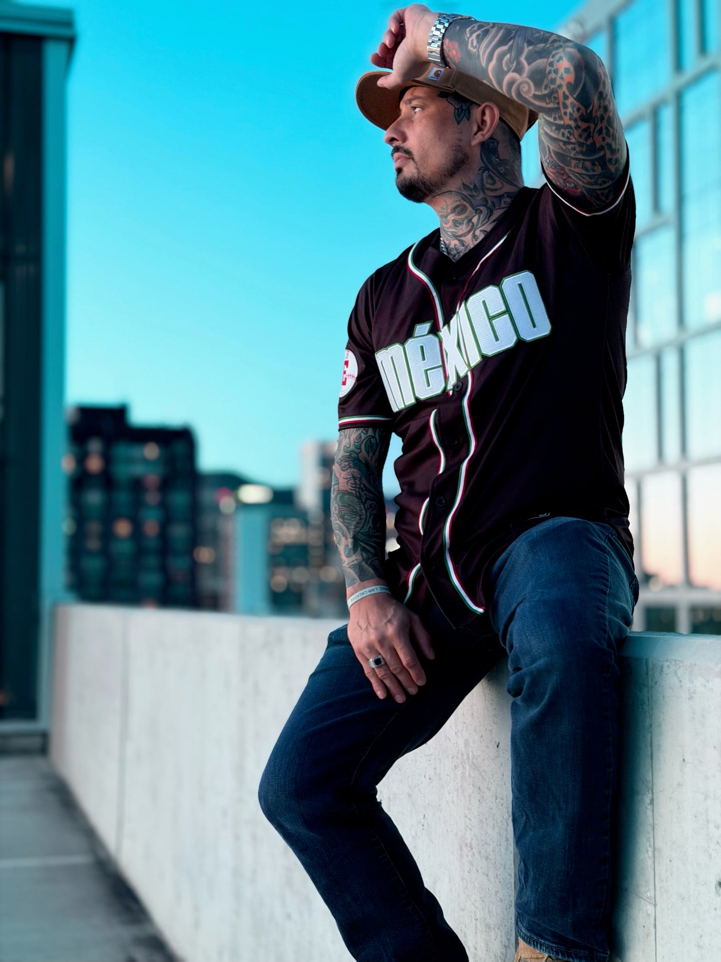 Burgundy mexico jersey