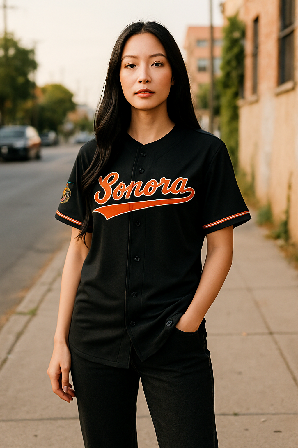 Sonora Naranja Baseball Jersey